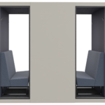 Vox pod large RAL7044 achteraanzicht